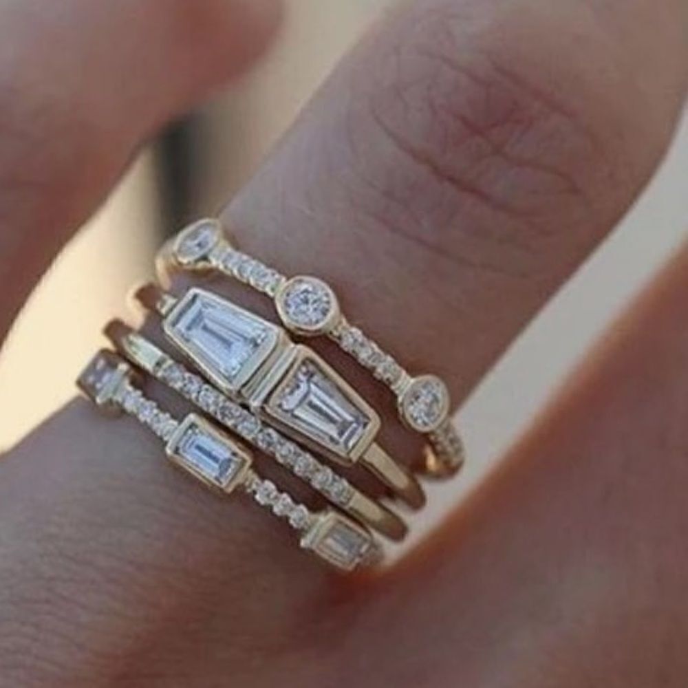 Stackable bohemian ring N39
